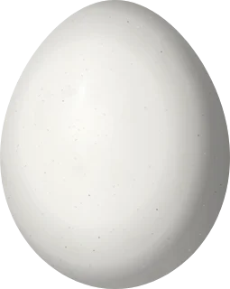Illustration of a Varzea Piculet (Picumnus varzeae) egg, 15.3 × 12.2 mm