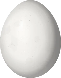 Illustration of a White-barred Piculet (Picumnus cirratus) egg, 15.1 × 11.9 mm