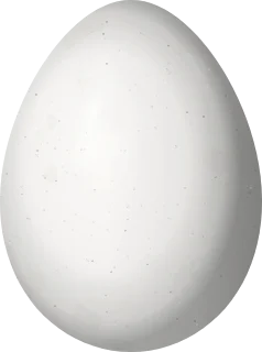 Illustration of a White-striped Woodcreeper (Lepidocolaptes leucogaster) egg, 25.8 × 19.2 mm