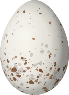 Illustration of a Yellow-backed Tanager (Hemithraupis flavicollis) egg, 18 × 13 mm