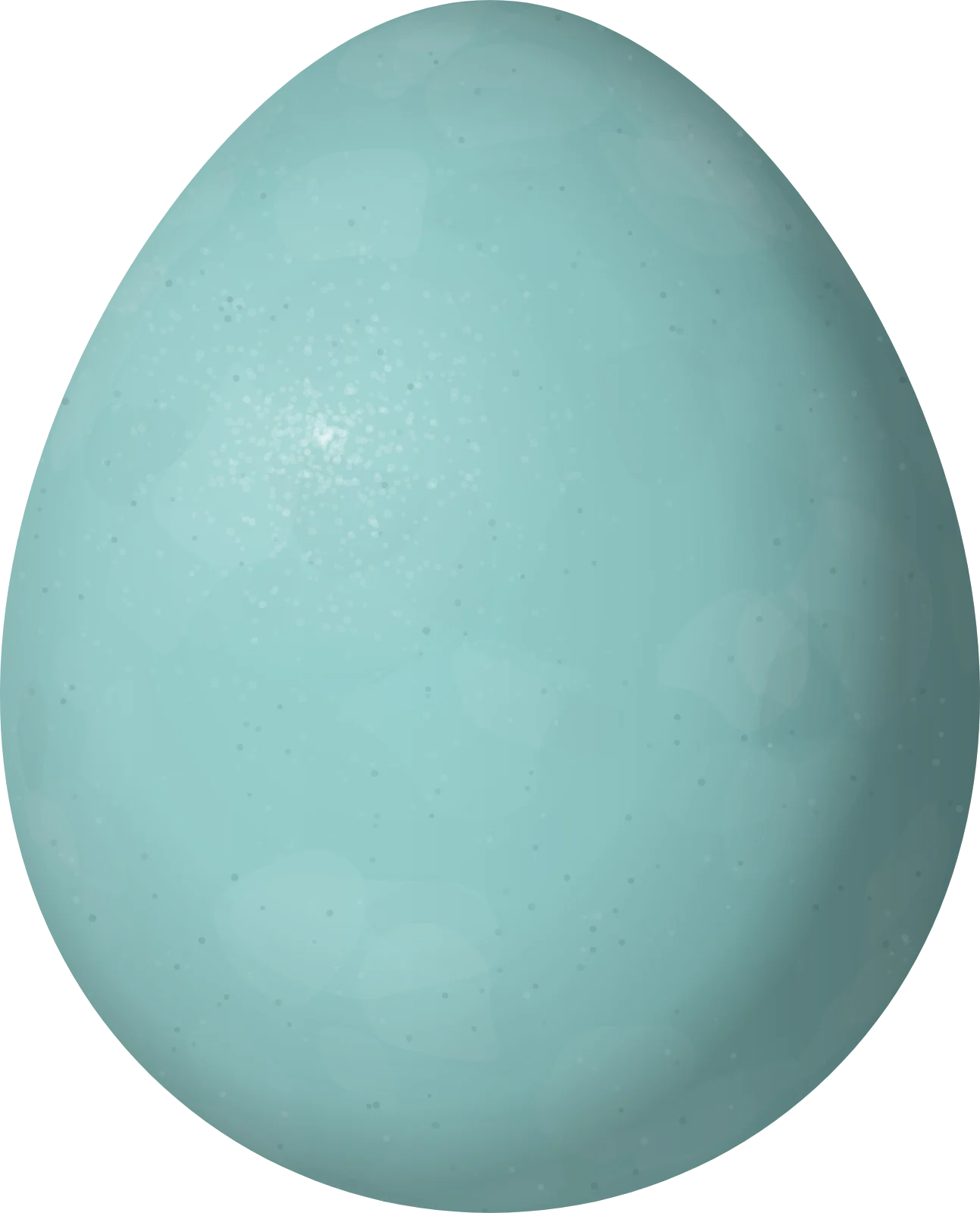 Illustration of a Yellow-breasted Antpitta (Grallaria flavotincta) egg, 30.7 × 24.8 mm