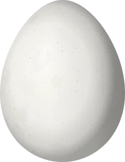 Illustration of a Zimmer's Woodcreeper (Dendroplex kienerii) egg, 25.4 × 19.6 mm